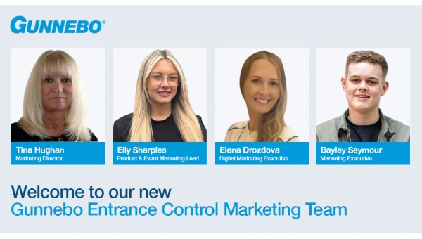Gunnebo entrance control welcomes new marketing team to drive growth and innovation